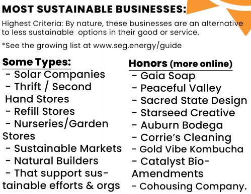 sustainable businesses