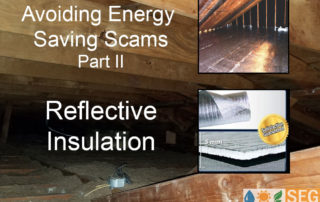 home energy scams reflective insulation